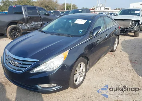 2013 Hyundai Sonata Limited z USA, uszkodzony, nr VIN 5NPEC4AC6DH593336